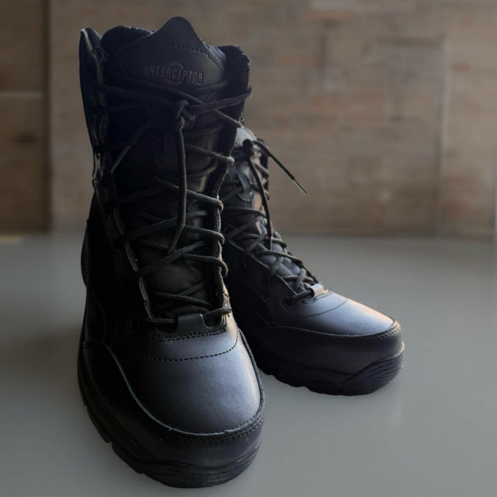 Interceptor Steel Toe Men's Black Combat Boots